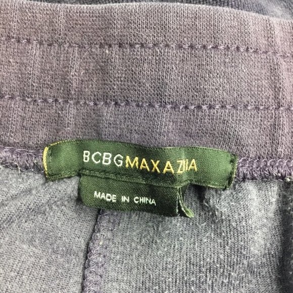 Y2K BcbgMaxazria Purple Velour Track Pants Rhinestone Detail Size 1X Women's - Picture 5 of 8